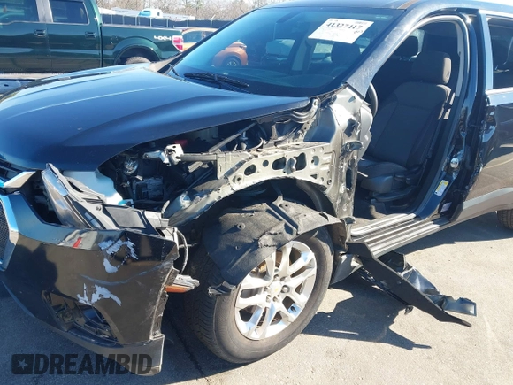2020 Chevrolet Traverse LS with VIN 1GNEVFKW9LJ287890, listed as a IAAI auction lot 41327417 with 58,822 mi miles and . Bid and sale history available at DreamBid. Image 6.