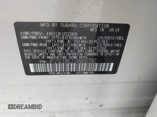 2025 Subaru Forester Limited z VIN JF2SLDRC1SH466790, wystawiony jako IAAI lot #42580221 z przebiegiem 4 094 mil mil oraz . Historia ofert i sprzedaży dostępna na DreamBid. Obrazek 9.