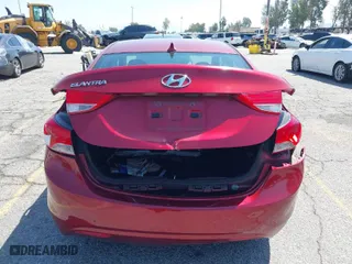 2013 Hyundai Elantra GLS PZEV with VIN 5NPDH4AE9DH342521, listed as a IAAI auction lot 41968386 with 192,220 mi miles. Bid and sale history available at carsss.com. Image 6.