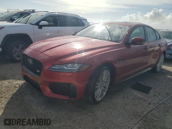 2016 Jaguar XF S with VIN SAJBG4BV6GCY10473, listed as a Copart auction lot 75421564 with 27,164 mi miles and Non Repairable. Bid and sale history available at carsss.com. Image 1.