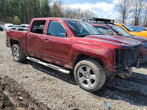 2017 Chevrolet Silverado 1500 LT with VIN 3GCUKREC2HG341765, listed as a Copart auction lot 50606465 with 155,687 mi miles and Salvage Title. Bid and sale history available at carsss.com. Image 4.