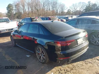 2018 Audi A4 Premium Plus with VIN WAUENAF49JA052761, listed as a IAAI auction lot 41697472 with 115,472 mi miles. Bid and sale history available at carsss.com. Image 3.