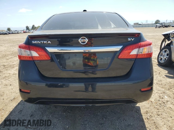 2015 Nissan Sentra SV with VIN 3N1AB7AP0FY212711, listed as a Copart auction lot 52387635 with 153,707 mi miles and Salvage Title. Bid and sale history available at carsss.com. Image 6.