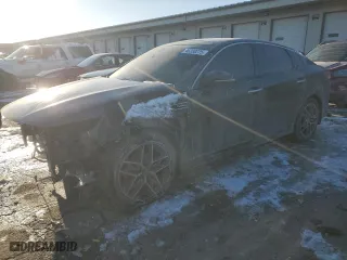 2019 Kia Optima SX with VIN 5XXGW4L20KG314217, listed as a Copart auction lot 46208225 with 106,473 mi miles and Salvage Title. Bid and sale history available at carsss.com. Image 1.