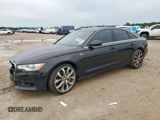 2013 Audi A6 Premium Plus with VIN WAUGGAFCXDN140922, listed as a Copart auction lot 60566865 with 179,570 mi miles and Clean title. Bid and sale history available at DreamBid. Image 1.