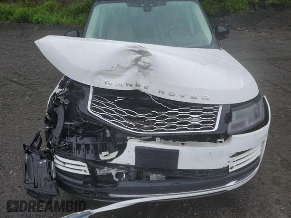 2018 Land Rover Range Rover HSE with VIN SALGS2SV3JA388696, listed as a Copart auction lot 60896105 with 57,951 mi miles and Salvage title. Bid and sale history available at DreamBid. Image 12.