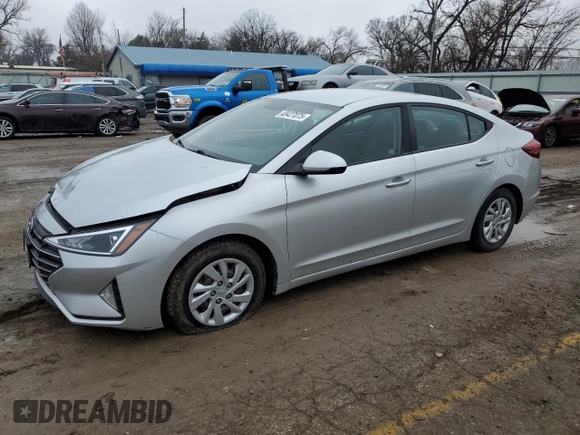 2019 Hyundai Elantra SE with VIN 5NPD74LF2KH474218, listed as a Copart auction lot 43427075 with 101,681 mi miles and Salvage Title. Bid and sale history available at DreamBid. Image 1.