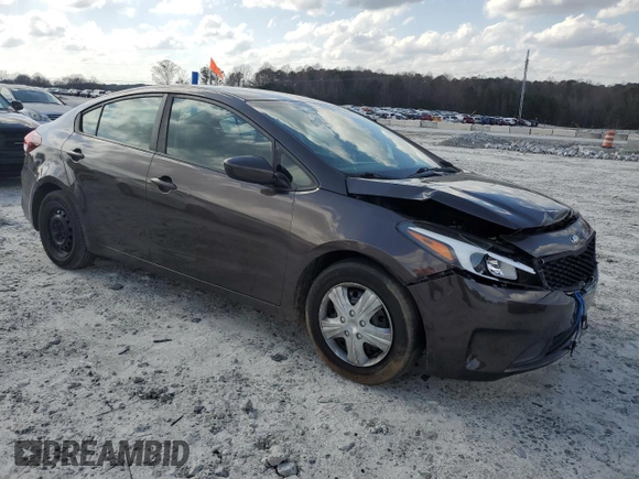 2018 Kia Forte LX with VIN 3KPFL4A71JE182952, listed as a Copart auction lot 48158615 with 77,611 mi miles and Salvage Title. Bid and sale history available at carsss.com. Image 4.