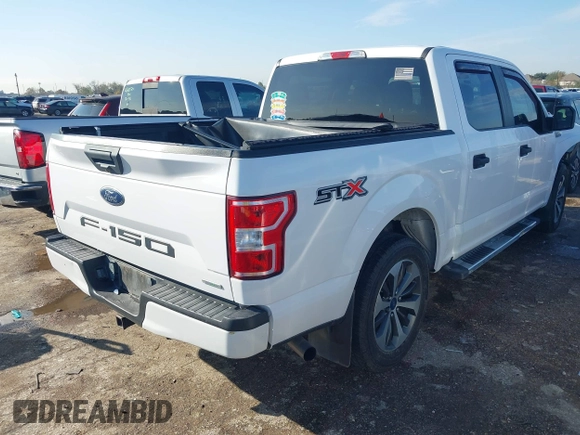 2019 Ford F-150 XL with VIN 1FTEW1CPXKKF00869, listed as a IAAI auction lot 41197442 with 77,487 mi miles and . Bid and sale history available at DreamBid. Image 4.