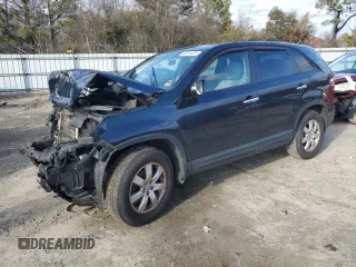 2012 Kia Sorento LX with VIN 5XYKT4A11CG251848, listed as a Copart auction lot 48015425 with 182,134 mi miles and Salvage Title. Bid and sale history available at DreamBid. Image 1.