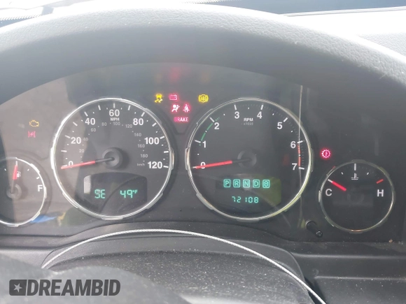 2012 Jeep Liberty Sport with VIN 1C4PJMAKXCW151464, listed as a IAAI auction lot 42015942 with 72,108 mi miles. Bid and sale history available at carsss.com. Image 7.
