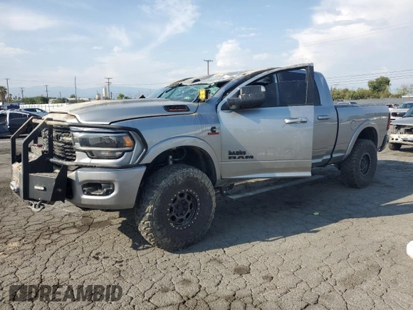 2020 Ram 2500 Laramie with VIN 3C6UR5NL8LG274089, listed as a Copart auction lot 55330195 with 24,551 mi miles and Salvage title. Bid and sale history available at DreamBid. Image 1.