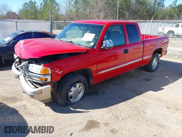 2000 GMC New Sierra 1500 SLE with VIN 2GTEK19T9Y1202371, listed as a IAAI auction lot 41806365 with 110,957 mi miles. Bid and sale history available at carsss.com. Image 2.