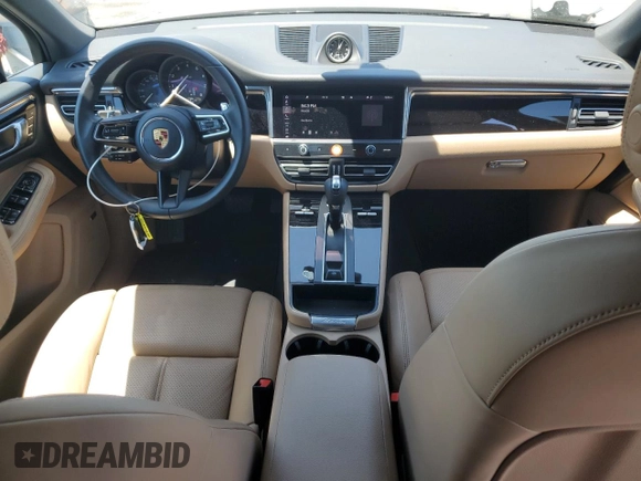 2022 Porsche Macan with VIN WP1AA2A51NLB04007, listed as a Copart auction lot 57549415 with 12,578 mi miles and Salvage title. Bid and sale history available at DreamBid. Image 8.