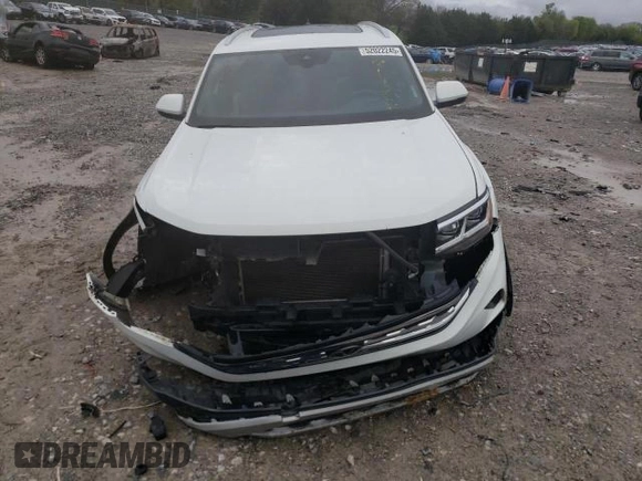 2020 Volkswagen Atlas SEL z VIN 1V2ME2CAXLC232299, wystawiony jako Copart lot #57298205 z przebiegiem 55 151 mil mil oraz Szkoda całkowita • Salvage title. Historia ofert i sprzedaży dostępna na DreamBid. Obrazek 5.