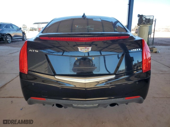 2017 Cadillac ATS Sedan Luxury RWD with VIN 1G6AB5RX4H0157525, listed as a Copart auction lot 84537984 with 85,942 mi miles and Salvage Title. Bid and sale history available at carsss.com. Image 6.