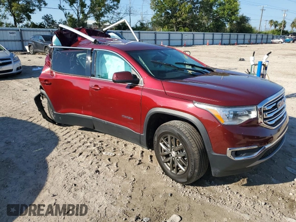 2018 GMC Acadia SLT with VIN 1GKKNMLS0JZ107811, listed as a Copart auction lot 72586874 with Not provided miles and Non repairable. Bid and sale history available at DreamBid. Image 4.
