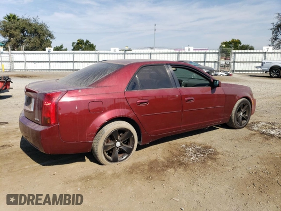 2003 Cadillac CTS with VIN 1G6DM57N630124303, listed as a Copart auction lot 74633354 with 175,770 mi miles and Salvage Title. Bid and sale history available at carsss.com. Image 3.