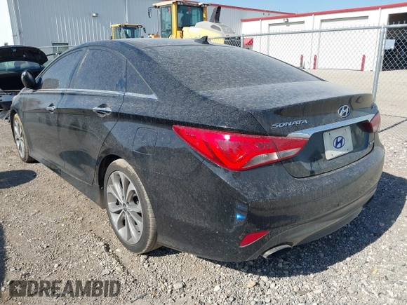 2014 Hyundai Sonata Limited with VIN 5NPEC4AB8EH816212, listed as a IAAI auction lot 41778398 with 203,974 mi miles and . Bid and sale history available at DreamBid. Image 3.