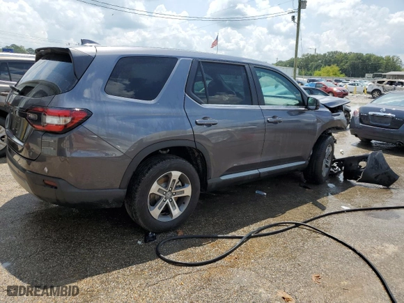 2024 Honda Pilot EX-L 8 Passenger with VIN 5FNYG2H40RB000225, listed as a Copart auction lot 65441274 with 0 mi miles and Salvage Title. Bid and sale history available at carsss.com. Image 3.