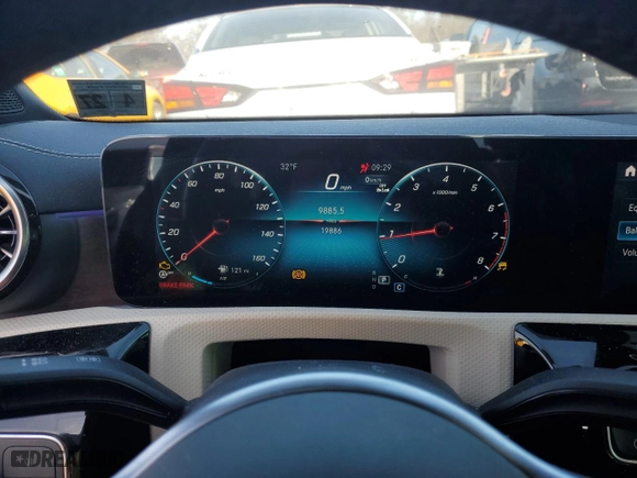 2022 Mercedes-Benz CLA with VIN W1K5J4HB6NN290373, listed as a Copart auction lot 88052925 with 19,886 mi miles and Salvage Title. Bid and sale history available at carsss.com. Image 9.