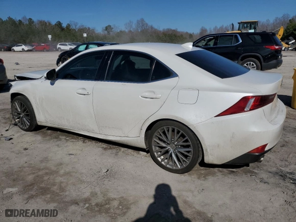 2014 Lexus IS 250 with VIN JTHCF1D25E5010674, listed as a Copart auction lot 46869645 with 213,958 mi miles and Salvage Title. Bid and sale history available at carsss.com. Image 2.