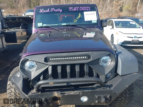2017 Jeep Wrangler Sport with VIN 1C4AJWAG7HL571463, listed as a IAAI auction lot 41633259 with 130,406 mi miles and . Bid and sale history available at DreamBid. Image 12.