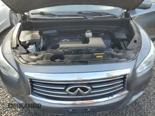 2015 Infiniti QX60 with VIN 5N1AL0MM3FC559487, listed as a Copart auction lot 56482765 with 140,735 mi miles and Salvage title. Bid and sale history available at DreamBid. Image 12.