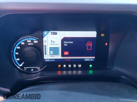 2021 Ford Bronco с VIN 1FMDE5CH0MLA60295, выставлен на аукционе Copart как лот 77109024 с пробегом 12 804 миль миль и Списание • Salvage title. История ставок и продаж доступна на DreamBid. Изображение 9.