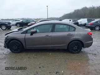 2015 Honda Civic Sedan LX with VIN 19XFB2F56FE257831, listed as a IAAI auction lot 41758512 with 110,863 mi miles. Bid and sale history available at carsss.com. Image 15.