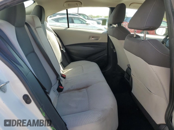 2021 Toyota Corolla LE with VIN JTDEPMAE5MJ132786, listed as a Copart auction lot 54755225 with 44,684 mi miles and Salvage Title. Bid and sale history available at DreamBid. Image 10.