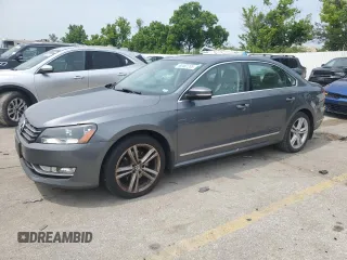 2014 Volkswagen Passat SEL Premium z VIN 1VWCS7A3XEC119475, wystawiony jako Copart lot #60482205 z przebiegiem 172 908 mil mil oraz Czysty tytuł • Clean title. Historia ofert i sprzedaży dostępna na DreamBid. Obrazek 1.