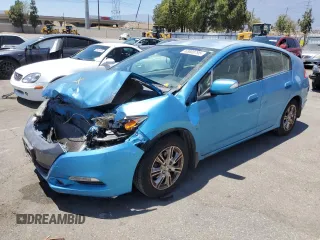 2010 Honda Insight EX with VIN JHMZE2H72AS022995, listed as a Copart auction lot 63808795 with 77,422 mi miles and Salvage title. Bid and sale history available at DreamBid. Image 1.