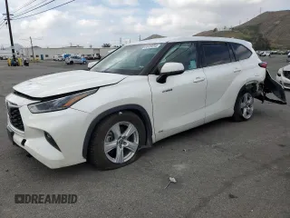 2021 Toyota Highlander Hybrid LE with VIN 5TDBBRCH2MS520387, listed as a Copart auction lot 54453245 with 81,505 mi miles and Salvage title. Bid and sale history available at DreamBid. Image 1.