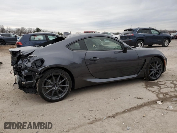 2023 Subaru BRZ Limited with VIN JF1ZDBF11P8707472, listed as a Copart auction lot 82019124 with 4,826 mi miles and Salvage Title. Bid and sale history available at carsss.com. Image 3.