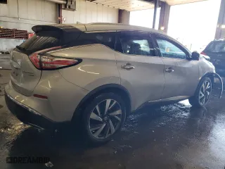 2015 Nissan Murano SL with VIN 5N1AZ2MH2FN255066, listed as a Copart auction lot 46307395 with 101,032 mi miles and Salvage Title. Bid and sale history available at carsss.com. Image 3.