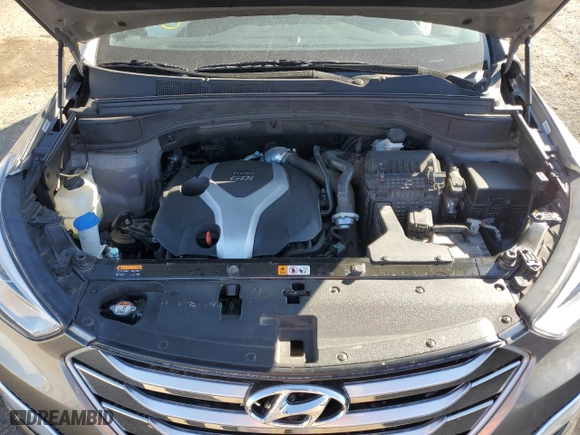 2015 Hyundai Santa Fe Sport with VIN 5XYZW4LA1FG245989, listed as a Copart auction lot 45846315 with 75,078 mi miles and Salvage Title. Bid and sale history available at carsss.com. Image 12.