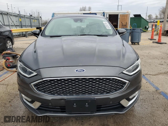 2017 Ford Fusion Titanium with VIN 3FA6P0K92HR290860, listed as a Copart auction lot 52030785 with 100,349 mi miles and Salvage Title. Bid and sale history available at carsss.com. Image 5.