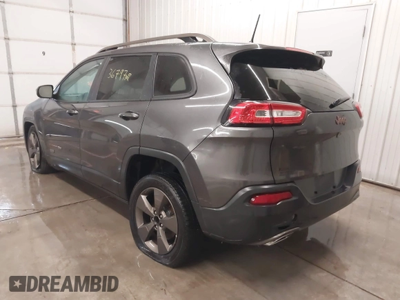 2017 Jeep Cherokee Latitude with VIN 1C4PJLCS9HW510429, listed as a IAAI auction lot 41077227 with 36,797 mi miles and . Bid and sale history available at DreamBid. Image 3.