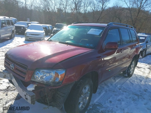 2007 Toyota Highlander with VIN JTEHP21A770203457, listed as a IAAI auction lot 41316720 with 185,380 mi miles. Bid and sale history available at carsss.com. Image 18.