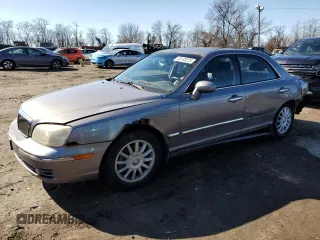 2005 Hyundai XG350 with VIN KMHFU45EX5A410991, listed as a Copart auction lot 45133225 with 162,275 mi miles and Salvage Title. Bid and sale history available at carsss.com. Image 1.