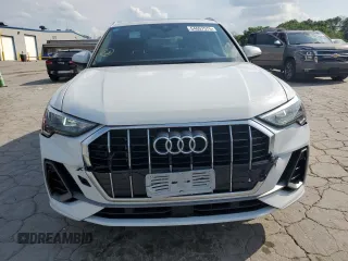 2021 Audi Q3 S line Premium with VIN WA1DECF32M1045084, listed as a Copart auction lot 54657575 with 35,265 mi miles and Salvage Title. Bid and sale history available at DreamBid. Image 5.