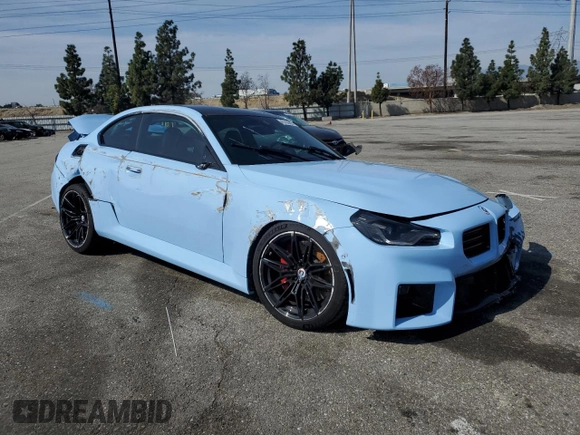 2024 BMW M2 with VIN 3MF13DM03R8D87379, listed as a Copart auction lot 45768905 with 12,388 mi miles and Salvage Title. Bid and sale history available at carsss.com. Image 4.