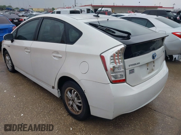 2010 Toyota Prius II with VIN JTDKN3DU6A0188131, listed as a IAAI auction lot 42156816 with 191,003 mi miles. Bid and sale history available at carsss.com. Image 3.