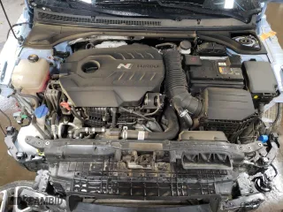 2022 Hyundai Veloster N with VIN KMHT36AH2NU013257, listed as a Copart auction lot 78033464 with 37,257 mi miles and Salvage Title. Bid and sale history available at carsss.com. Image 11.