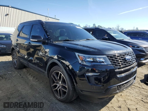 2018 Ford Explorer Sport z VIN 1FM5K8GT0JGC62152, wystawiony jako Copart lot #42720405 z przebiegiem 116 387 mil mil oraz Szkoda całkowita • Salvage title. Historia ofert i sprzedaży dostępna na DreamBid. Obrazek 4.