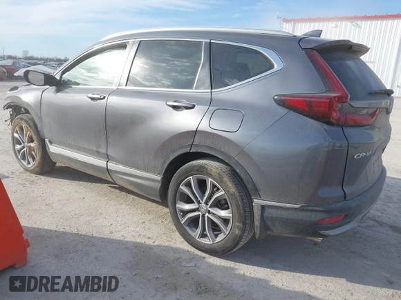 2020 Honda CR-V Touring with VIN 2HKRW2H91LH605995, listed as a IAAI auction lot 41672787 with 50,151 mi miles and . Bid and sale history available at DreamBid. Image 3.