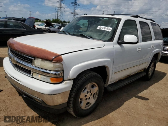 2005 Chevrolet Tahoe LS with VIN 1GNEK13T05J217813, listed as a Copart auction lot 62404455 with 187,282 mi miles and Clean title. Bid and sale history available at DreamBid. Image 1.