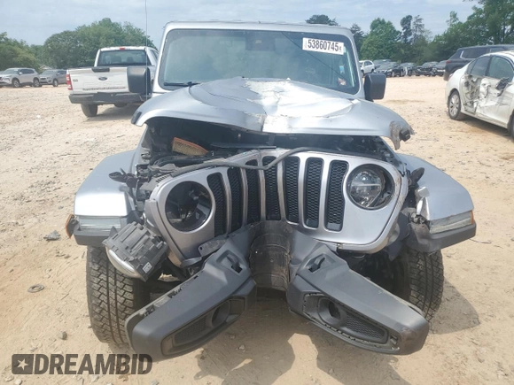 2020 Jeep Wrangler Unlimited Sahara Altitude with VIN 1C4HJXEN7LW134325, listed as a Copart auction lot 53860745 with 64,556 mi miles and Salvage title. Bid and sale history available at DreamBid. Image 5.