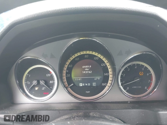 2011 Mercedes-Benz C-Class C 300 Sport with VIN WDDGF5EB7BF650020, listed as a IAAI auction lot 42009059 with 143,762 mi miles. Bid and sale history available at carsss.com. Image 7.